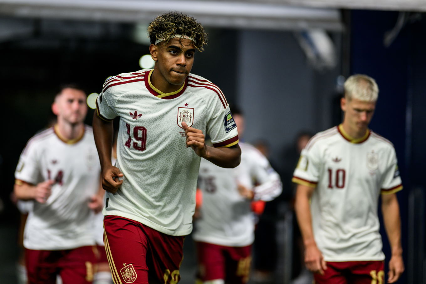 Lamine Yamal of Spain during the FIFA World Cup 2026 semi-final against France in Dallas