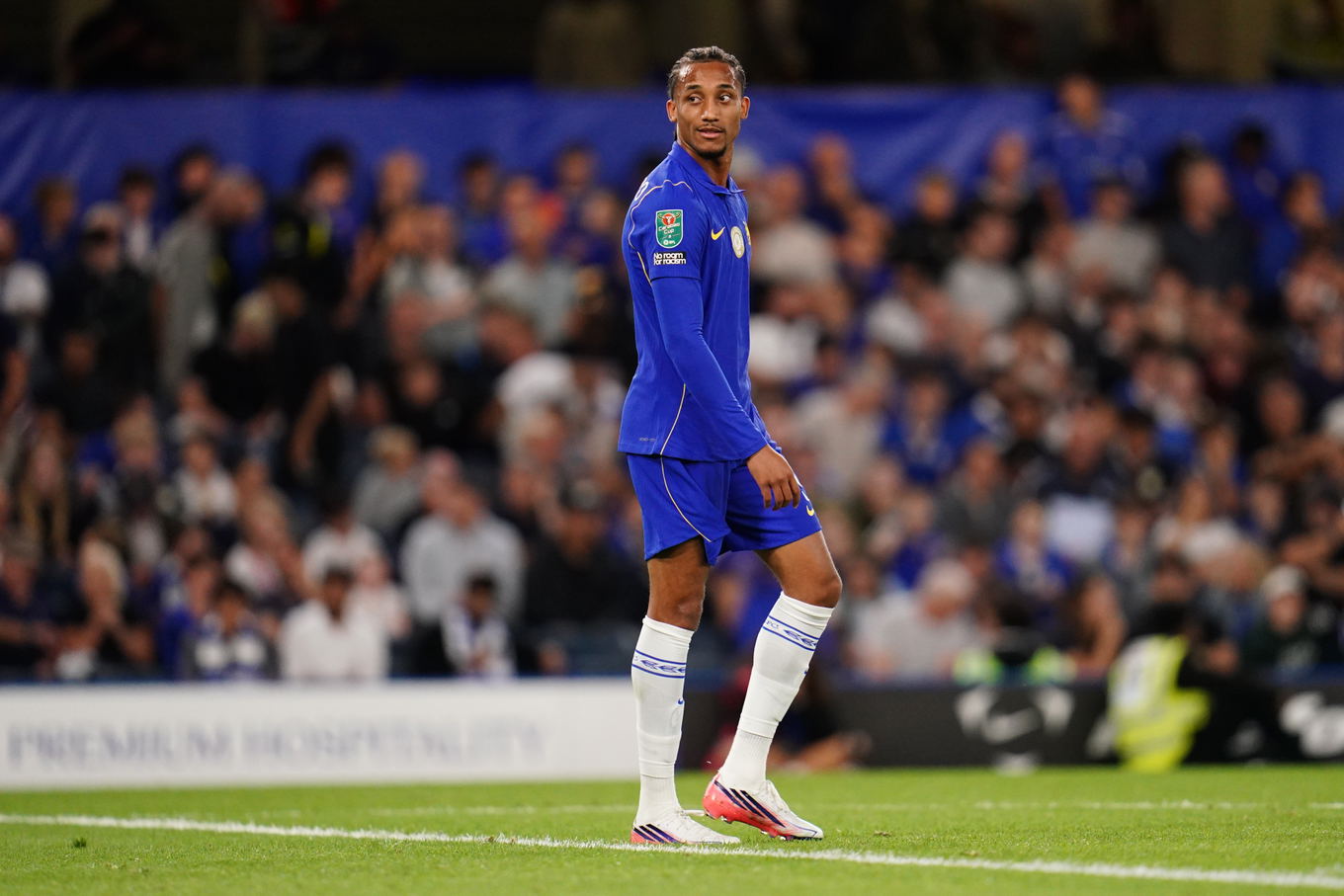 João Pedro of Chelsea during the Carabao Cup match against Luton Town at Stamford Bridge in London