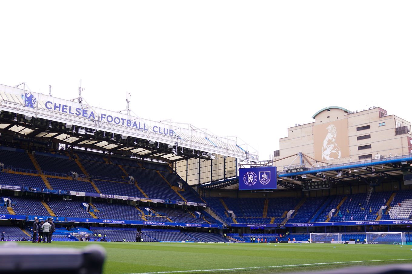 General view of Stamford Bridge, home of Chelsea, in London