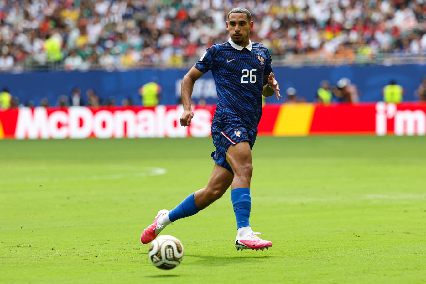Maxence Lacroix of France during the FIFA World Cup 2026 third-place match against England in Miami Gardens