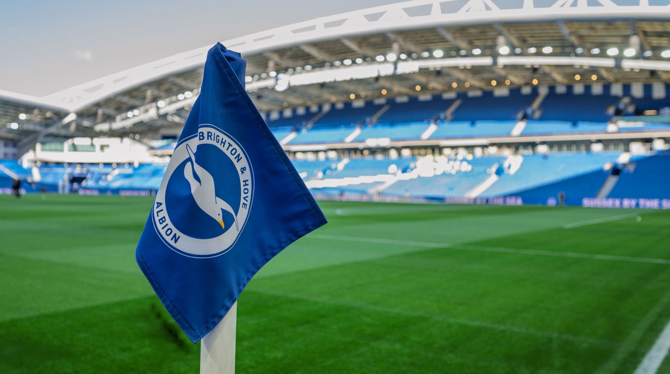 Vista general del interior del Amex Stadium, estadio del Brighton & Hove Albion