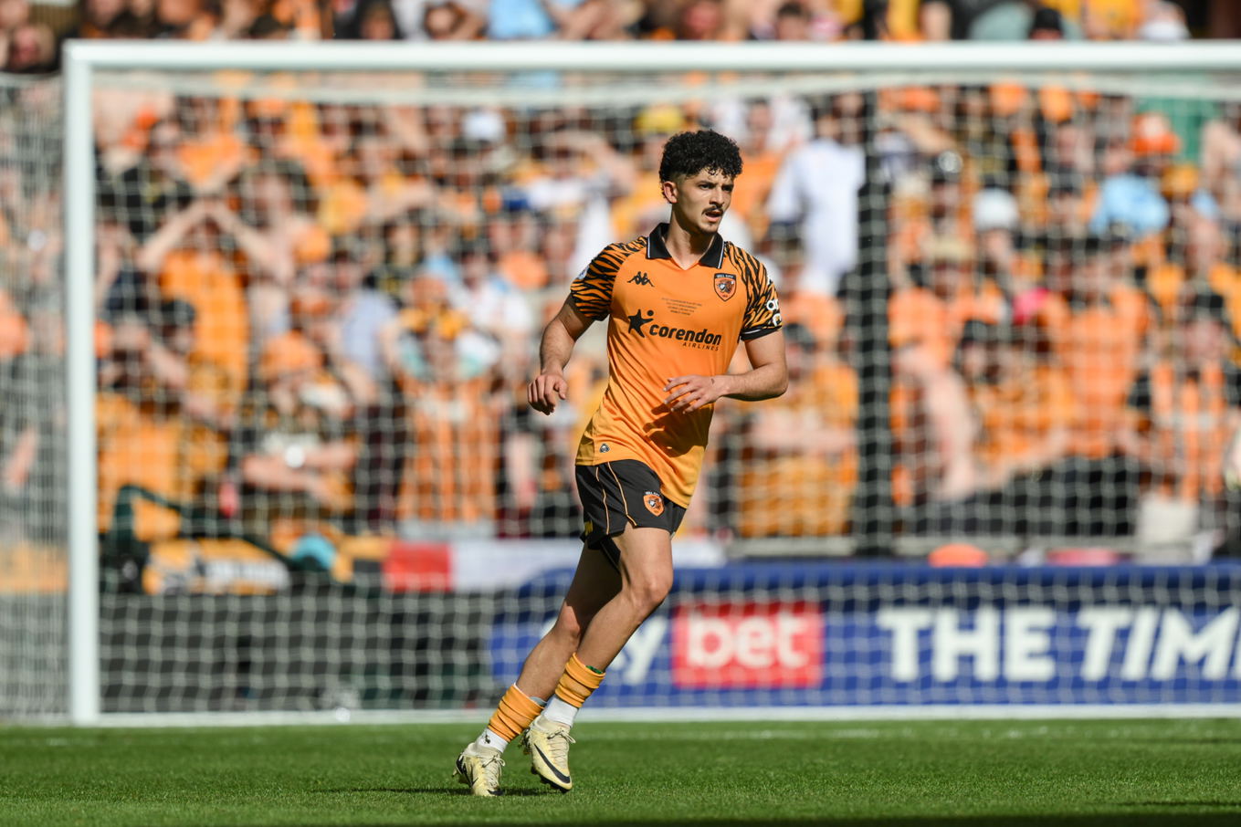 Mohamed Belloumi of Hull City during the Championship play-off final against Middlesbrough at Wembley Stadium in London