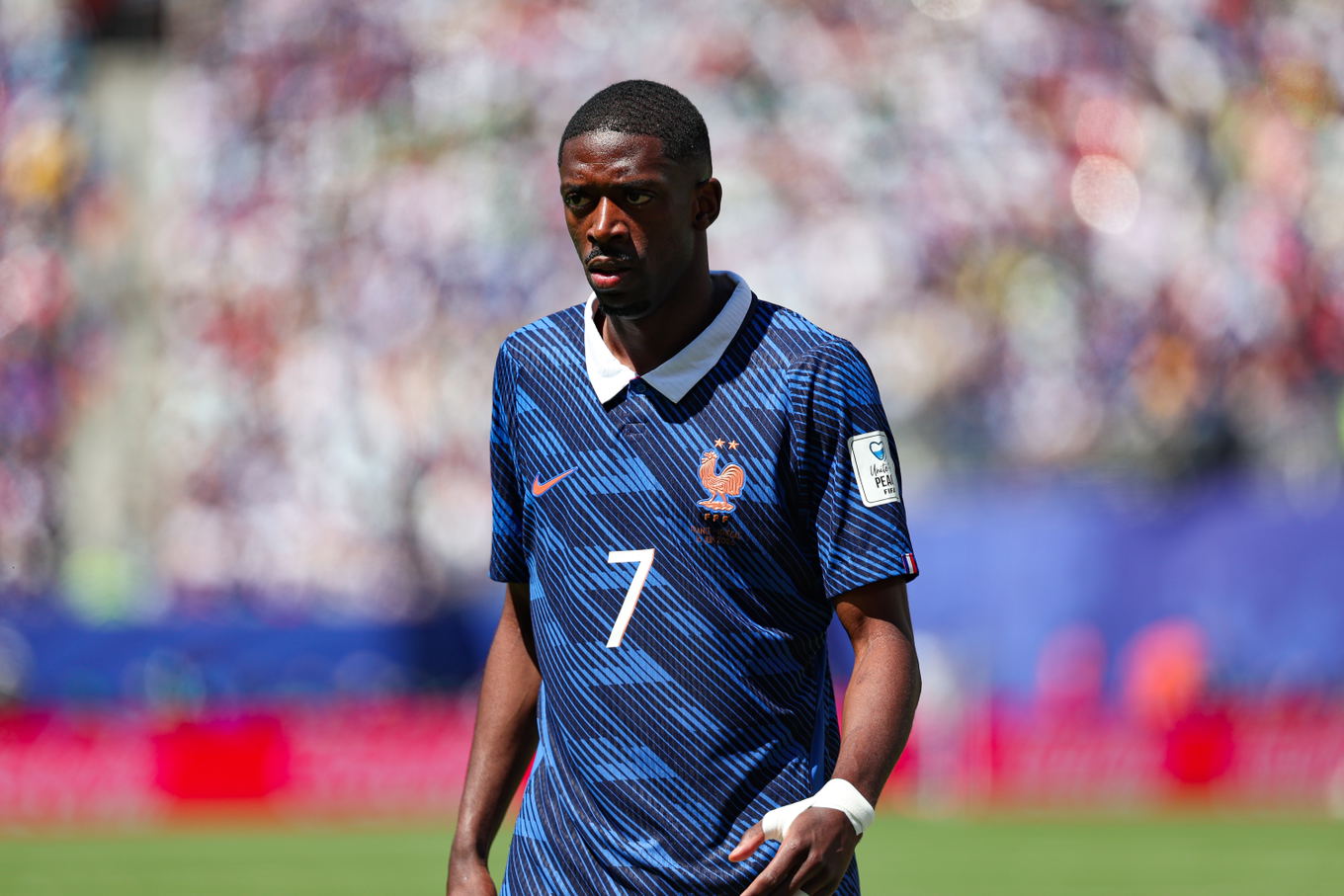 Ousmane Dembélé durante el partido del Mundial 2026 de Francia contra Senegal