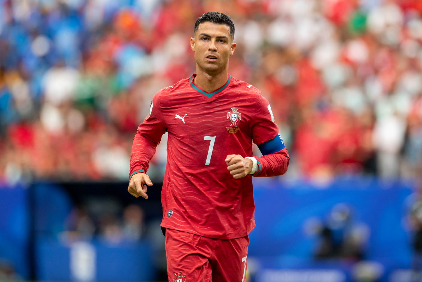 Cristiano Ronaldo during Portugal's 2026 World Cup match against Congo DR