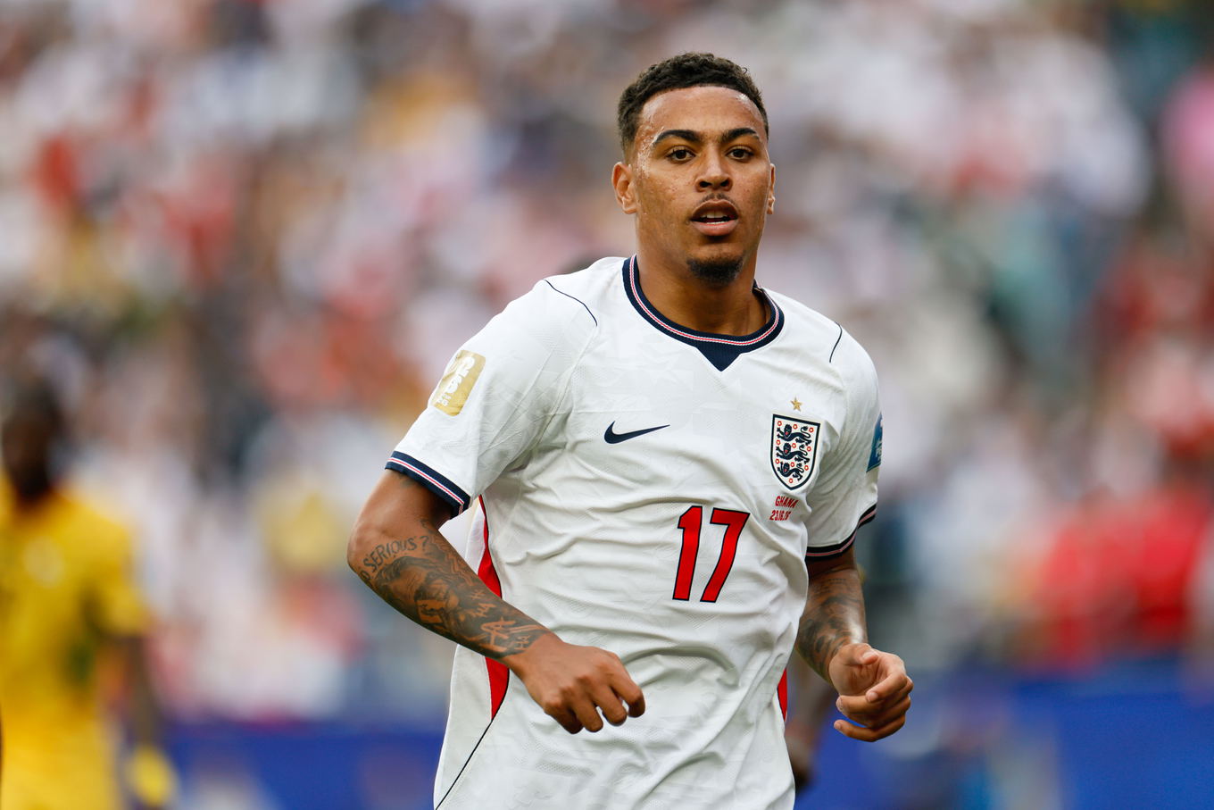 Morgan Rogers de Inglaterra durante el partido del Grupo L del Mundial 2026 contra Ghana en Foxborough