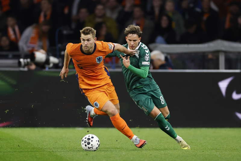 Matthijs de Ligt, incluido en la concentración del Manchester United en Dublín